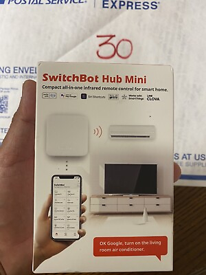 #ad NEW SwitchBot Hub Mini Compact All in One Infrared Remote Control for Smart Home
