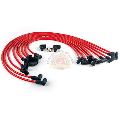 #ad Ultra 40 Spark Plug Wires Chevy SBC 350 383 400 Under Header HEI 73686
