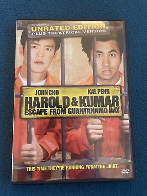 #ad #ad Harold and Kumar Escape from Guantanamo Bay Widescreen Unrated Ed VERY GOOD