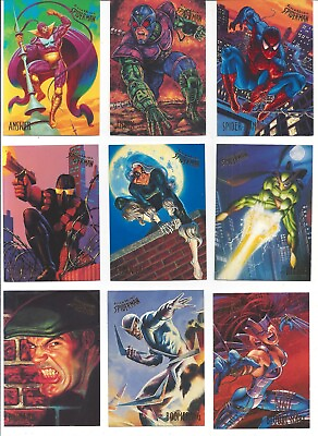 #ad 1995 Fleer Ultra Spider Man Spiderman Marvel Premiere Base Card You Pick Choose