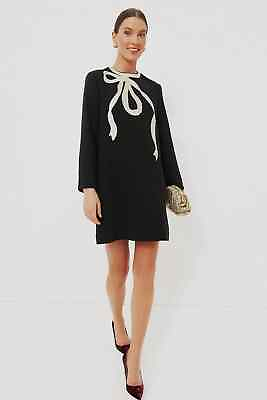 #ad Tuckernuck Black Mini Jamie Dress w Sequin Bow Size XL