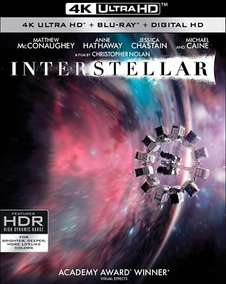 #ad Interstellar New 4K UHD Blu ray With Blu Ray 4K Mastering Ac 3 Dolby Digit