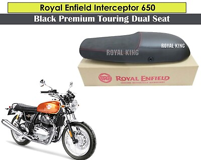 #ad Royal Enfield Interceptor 650 quot;Black Premium Touring Dual Seatquot;