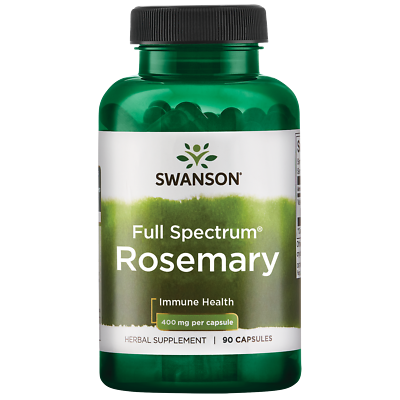 #ad Swanson Rosemary 400 mg 90 Capsules