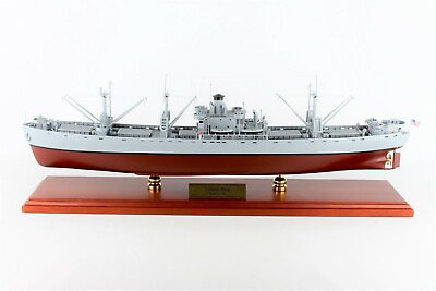 #ad U.S. Navy Liberty Cargo Transport Ship WWII Desk Top Display 1 192 ES Model New