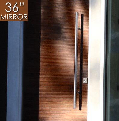 #ad Pull Push 36quot; HandlesEntrance Entry Front Door Interior Exterior Ladd Mirror