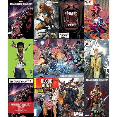 #ad Blood Hunt 2024 1 Variants Marvel Comics COVER SELECT
