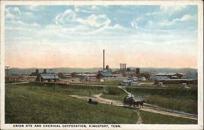 #ad Kingsport Tennessee TN Union Dye and Chemical Corp Vintage Postcard