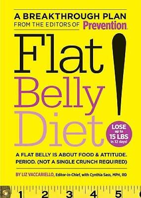 #ad Flat Belly Diet Hardcover By Vaccariello Liz GOOD
