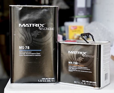 #ad Matrix Edge MS 78 Euro 2:1 Clearcoat 7.5L Kit w Slow or Medium Hardener MS 78