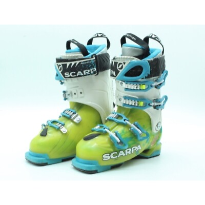 #ad Scarpa SL Freedom Womens Ski Boots Size 7 Mondo 24 Used