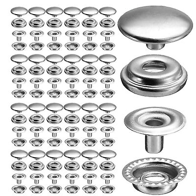 #ad Heavy Duty Snap Button Replacement Snaps Stainless Steel Snaps 100pc Snap Button