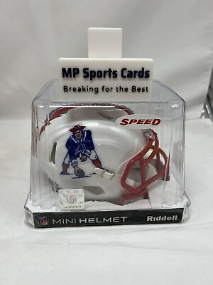 #ad Riddell Throwback New England Patriots 90 92 Speed Mini Helmet Free Shipping