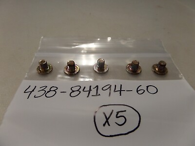 #ad NOS Yamaha Mounting Screws 1974 1976 DT100 DT125 DT175 438 84194 60 Qty 5