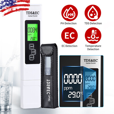 #ad #ad TDS Meter Digital Tester Water Quality Testing Kits for Drinking Water 0 9990ppm
