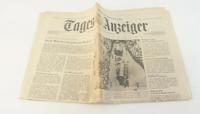 #ad Non Partisan Swiss Daily Newspaper German Zurich 1967 Tages Anzeiger