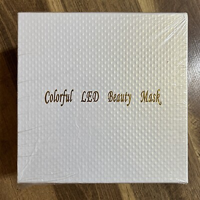 #ad Factory Sealed Colorful LED Beauty Mask
