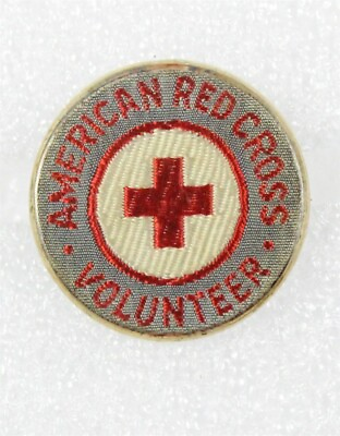 #ad Red Cross: WWII era Plastic Volunteer lapel pin