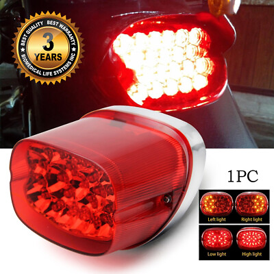 #ad New LED Tail Light Turn Brake Lamp for Dyna Road King Fatboy Softail Sportster